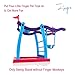 iSEE Jimps Fingerling Monkey Swing Stand/Bar/Playground, Interactive Baby Monkey Playset For Fingerling Monkey Toy, Jungle Gym for Finger Baby Monkey,(Without Monkey)