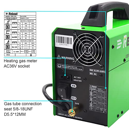 Mig Welder Machine Inverter Gas Gasless RBM1500 Mig Stick Tig 4 in 1