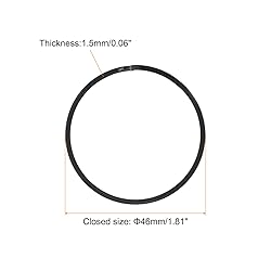uxcell Piston Ring Set, 2Pcs 46mm x 1.5mm Standard