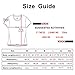 icyzone Women's Ultimate Short-Sleeve Workout Running Yoga Fitness Sports tshirts (L, Royal Blue/Purple/Charcoal)