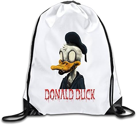 Abbooy Donald Duck Halloween Zombies Drawstring Backpack/Bag