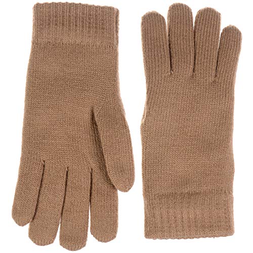 BYOS Winter Women's Toasty Warm Plush Fleece Lined Knit Gloves in Solid & Glitter