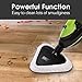 SKG 1500W Steam Mop Floor Steamer Carpet Steam Cleaner Multifunctional Cleaning Machine, Black
