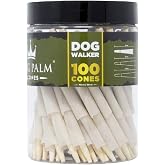 King Palm Dog Walker Cones | 100 Pack Dog Walker Pre-Rolled Cones