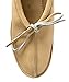 Bastien Industries Women's Maple Tan Moose Hide Leather Ballet Earthing Moccasins (9, Natural Tan)