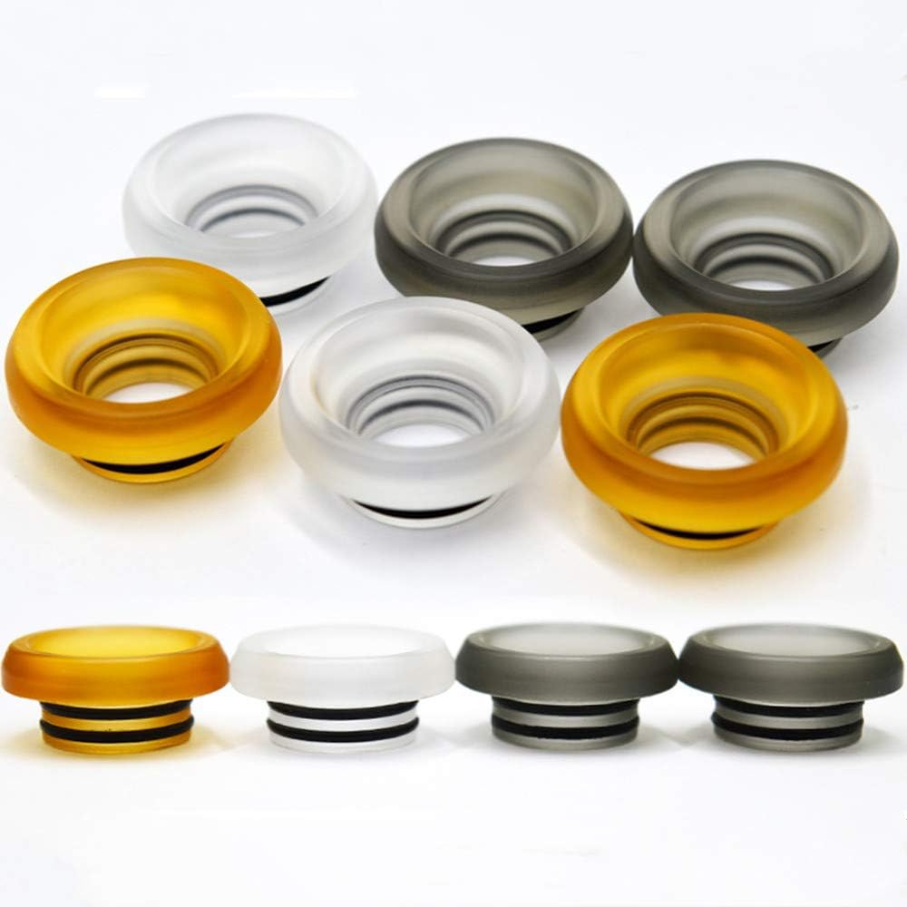 Sunday 7 Acrylic flat 810 Drip Test Tip 2pack large diameter accessories nozzle tips individual package Gift 4pcs 60ml PET Gorilla empty bottles（Custom color，choose 2）