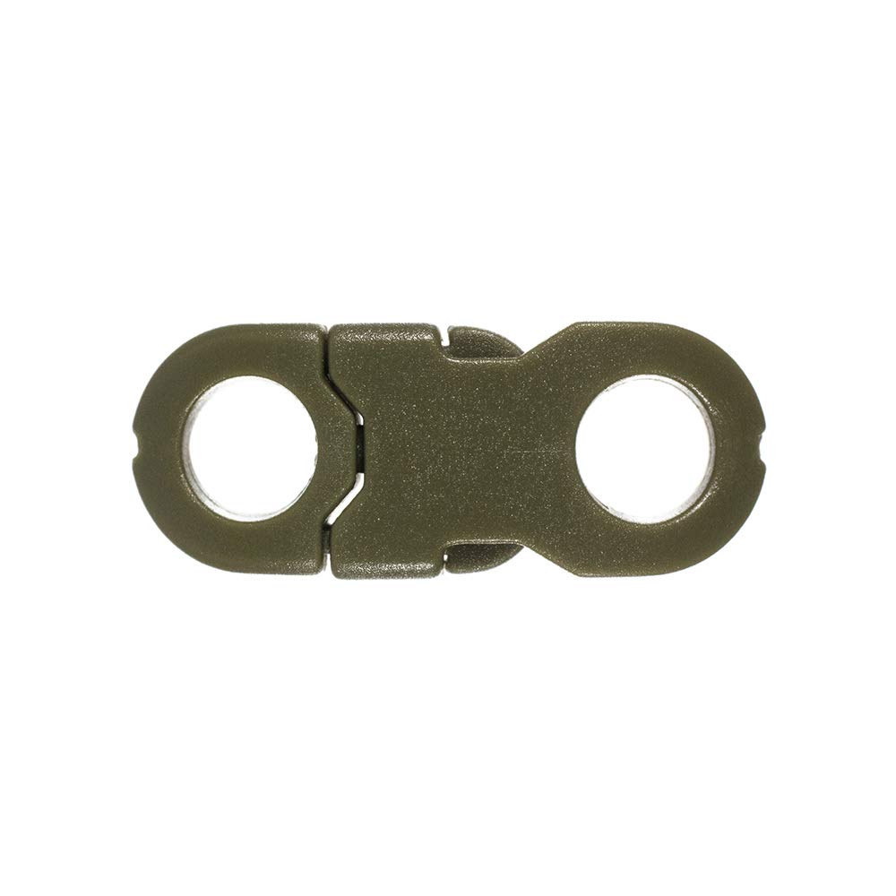 PARACORD PLANET 3/8 Inch Safety Side Release Breakaway Buckle Multiple Colors (Black, 10 Pack)