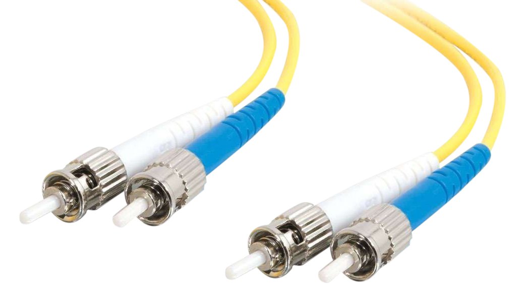 C2G 10m Fibre/Fiber Optic Cable for Gigabit Ethernet Applications ST/ST LSZH Duplex Multimode 9/125 SM Fibre