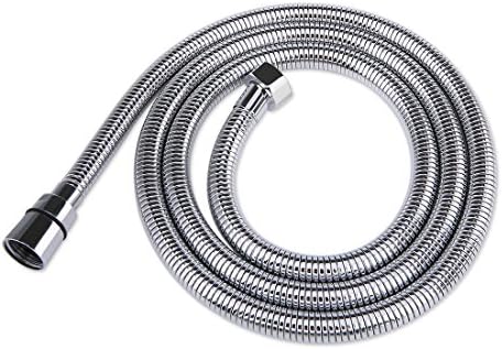 60-inch Shower Hose Bathroom Stainless Steel Extra Long Shower Head Hose Toilet Handheld Showerhead Sprayer Extension Replacement Polished Chrome