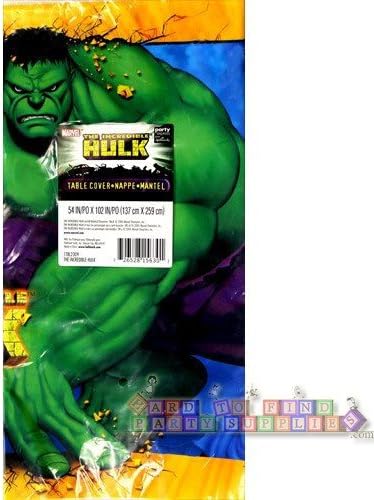 Amazon Com Party Express The Incredible Hulk Table Cover Toys