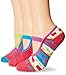 Muk Luks Women's Aloe Maryjane's 3 Pair Sock Pack, Candy Coated, One Size