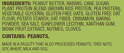 Munk Pack Oatmeal Raisin Spice Protein Cookie with 18 Grams of Protein | Soft Baked | Vegan | Gluten, Dairy and Soy Free | 12 Pack
