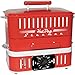 CuiZen CST-1412B Hot Dog Steamer, Small, Red