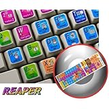 NEW REAPER KEYBOARD STICKERS