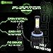 Stark Phantom Series 72W Headlight Conversion Kit - 8000LM - 6000K Crystal White - Bulb Size: H8 / H9 / H11 / H16
