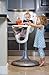 Boon Flair Highchair - Orange Pad - White Base