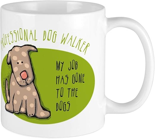 dog walker mug