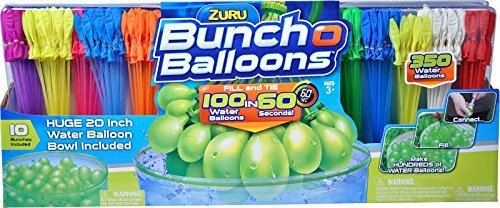 ZURU Bunch O Balloons, Fill in 60 Seconds, 350 Water Balloons, 20