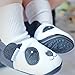 Lidiano Infant/Toddler Baby Non Slip Rubber Soft Sole Cartoon Walking Slip on Shoes for Home/Outdoors (5 M US Toddler, Panda)