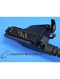 Altavoz de micrófono para Motorola HT1000 XTS3000 XTS3500 XTS5100 XTS7700 UHF VHF 800 MHz Micrófono de solapa de hombro