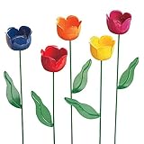 Tulip Yard Decorations - Set of 5