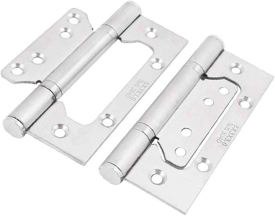 XDREE Furniture Wardrobe 304 Stainless Steel Door Hinge 13 x 5
