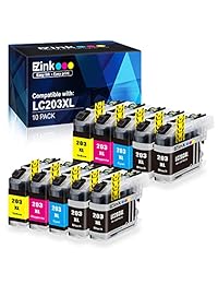 Cartucho de tinta compatible reemplazo para Brother LC203, 10 unidades