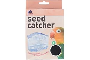 Prevue Pet Products 822 Seed Guard Nylon Mesh Bird Seed Catcher, 13" (Assorted)