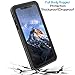 lanwow iPhone Xs Max Waterproof Case(6.5inch Only), Case with Screen Protector Support Wireless Charging Shockproof Dirt-proof Rugged Waterproof Case for iPhone Xs Max-Black