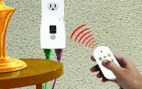 ECOPlugs Electric Outlet Timer with Remote Control,Countdowm timer outlet remote