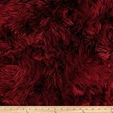Shannon Faux Fur Luxury Shag Maroon