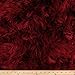Shannon Faux Fur Luxury Shag Maroon