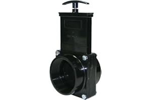 Valterra 7307 ABS Gate Valve, Black, 3" FPT