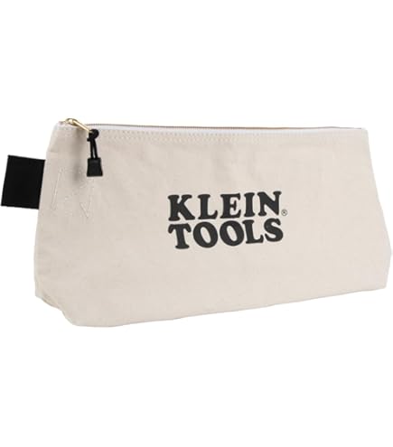 Canvas Tool Carry Bag – 20 Inch Large Capacity Storage With Wide Mouth Zipper, Portable Hand Tool Bag, For Wrenches, Screwdrivers, Pliers