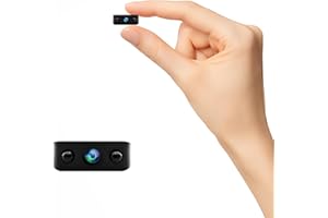 TERURA Mini Security Indoor Camera 2025 Small Home WiFi 1080P Micro HD Nanny Cam with Wide Angle,Cloud & SD Storage,Night Vision,Can No Need WiFi Cams Portable Tiny Cameras for House Baby Office Car Outdoor