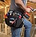 ROBUST Tool Belt Heavy Duty Workshop Tool Waist Apron - Waxed Canvas Tear Resistant Adjustable Tool Pouch 12 Pockets Technician’s Handyman Tool Holder, Deluxe Organizer