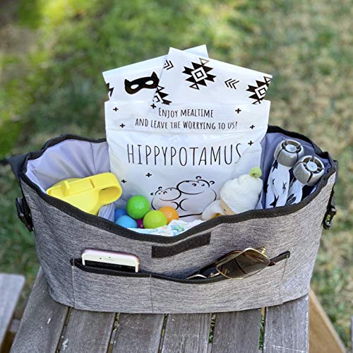 image for Hippypotamus Disposable Placemats Baby - 75 BPA Free Table Toppers for