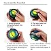 LED Wrist Ball, Flykul Wrist Trainer Powerball Workout Toy Gyroscopic Power Ball -- Spinner Gyroscopic Wrist and Forearm Exerciser Arm Strengthener -- Wrist and Forearms Exerciser