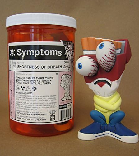 Symptoms 6.5" Shortness Of Breath Designer Vinyl Figure Flapjack Toys