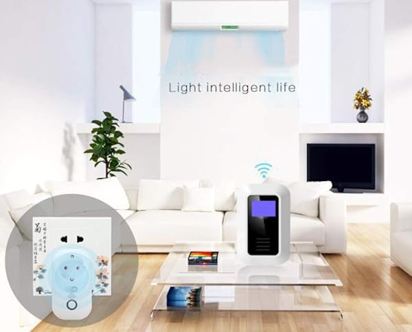 LIUQIAN Smart Socket WiFi Control Remoto Alexa Control de Voz Smart Home Socket