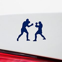 Transparent Decal Stickers of Boxers Boxing