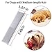 KABUDA 3 Pack Pet Comb, Chrome Electroplating Steel Combs in 3 Sizes (19 x 3 cm, 19 x 4 cm, 19 x 5 cm) for Dogs, Cats, and Other Pets with Different Lengths of Hair (Pack of 3)