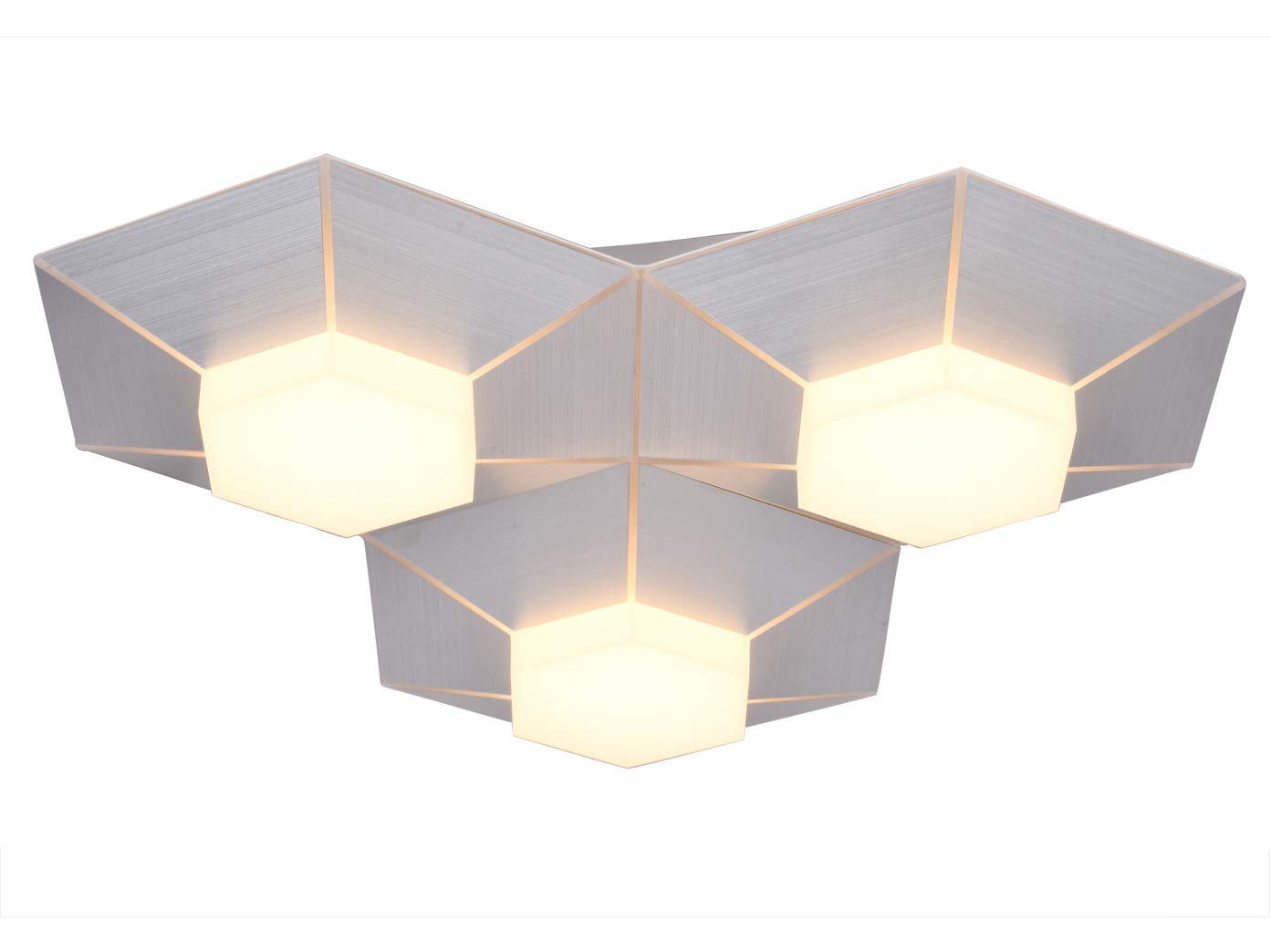 Wofi Bente Ceiling Light 3 Bulbs