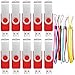10 Pack Flash Drive 128MB Bulk USB 2.0 Memory Sticks, Swivel Thumb Drives 128 MB Red Pen Drive for Small Data Storage, Zip Drive Jump Drive with 10pcs Ropes Promotional Gift by FEBNISCTE primary