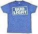 Budweiser Beer Bud Light Stacked Logo Graphic T-Shirt