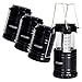 APOLLED Camping Lantern, 30 LED Camping lights with Batteries, Ultra Bright, Portable, Waterproof Lights for Hiking, Camping, Emergencies (Black,1 pack).