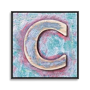 signwin Framed Canvas Wall Art Alphabet Canvas Prints...