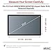 23 inch Computer Privacy Screen Filter for Widescreen Display Monitors by AirMat. Anti Glare Protector Film for Data Confidentiality. (23