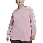 adidas womens Essentials 3-stripes Fleece SweatshirtSweatshirt