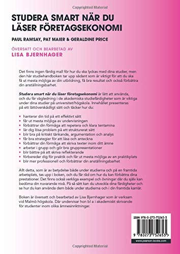 Studera Smart När Du Läser Fretagsekon: Bjernhager, Lisa 